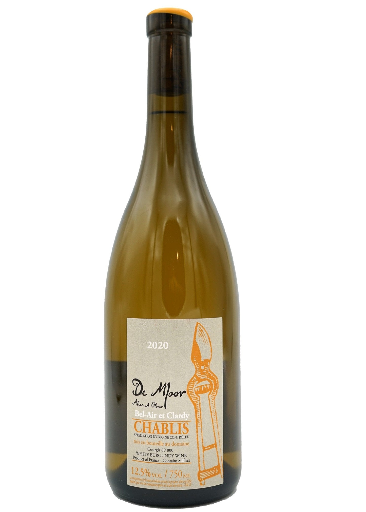 Domaine De Moor Chablis Bel-Air et Clardy 2022