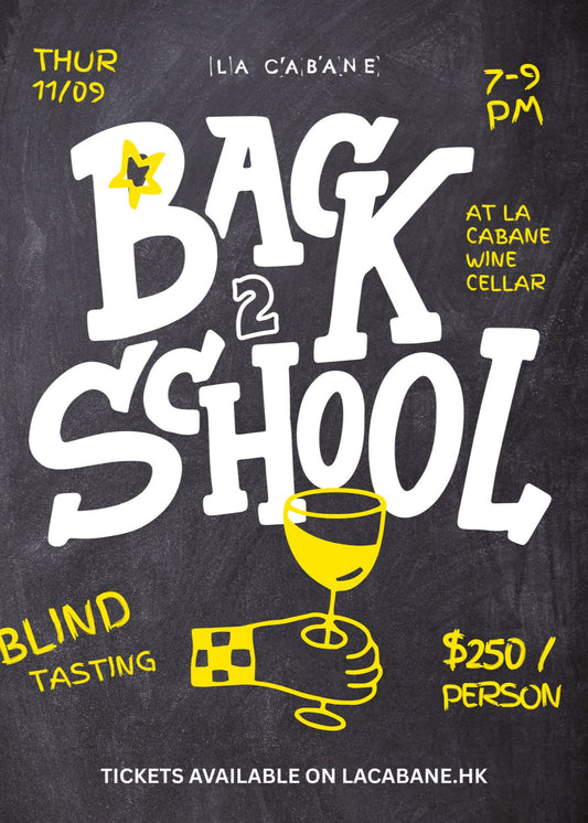 Back to school Blind wine tasting 11.09