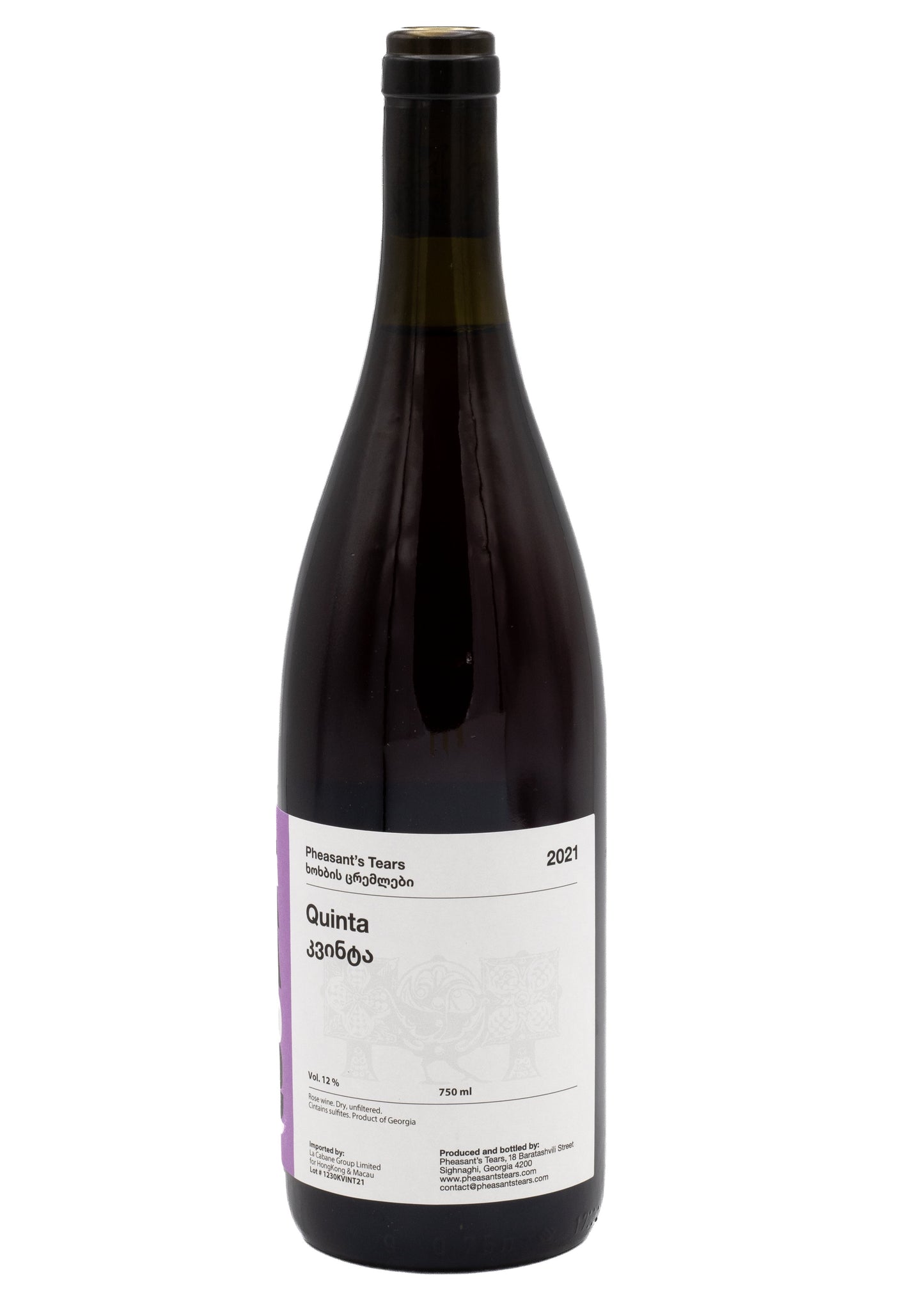 Pheasant's Tears Quinta 2021