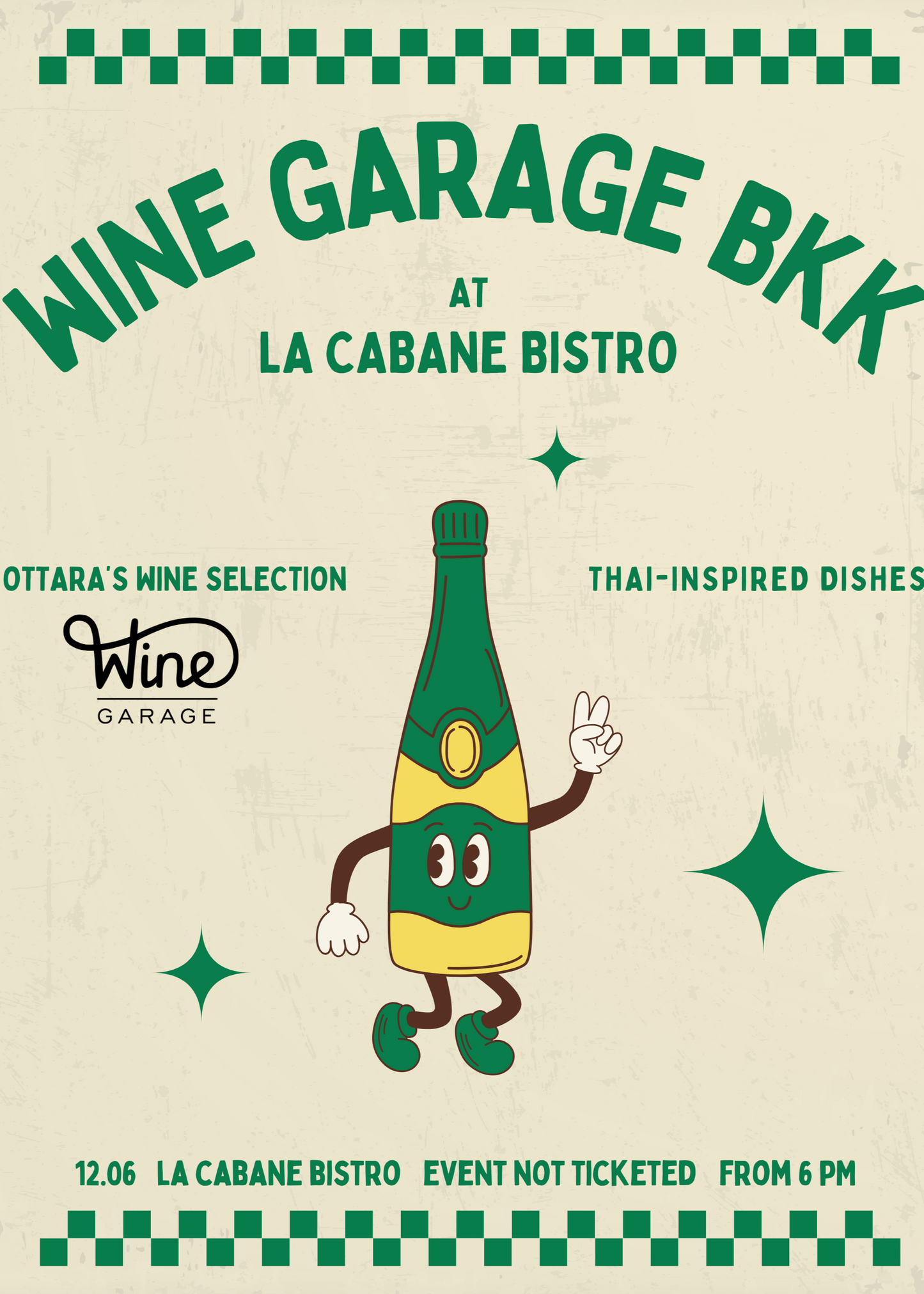 Wine Garage Bkk at La Cabane Bistro 12.06.2025 - NOT TICKETED