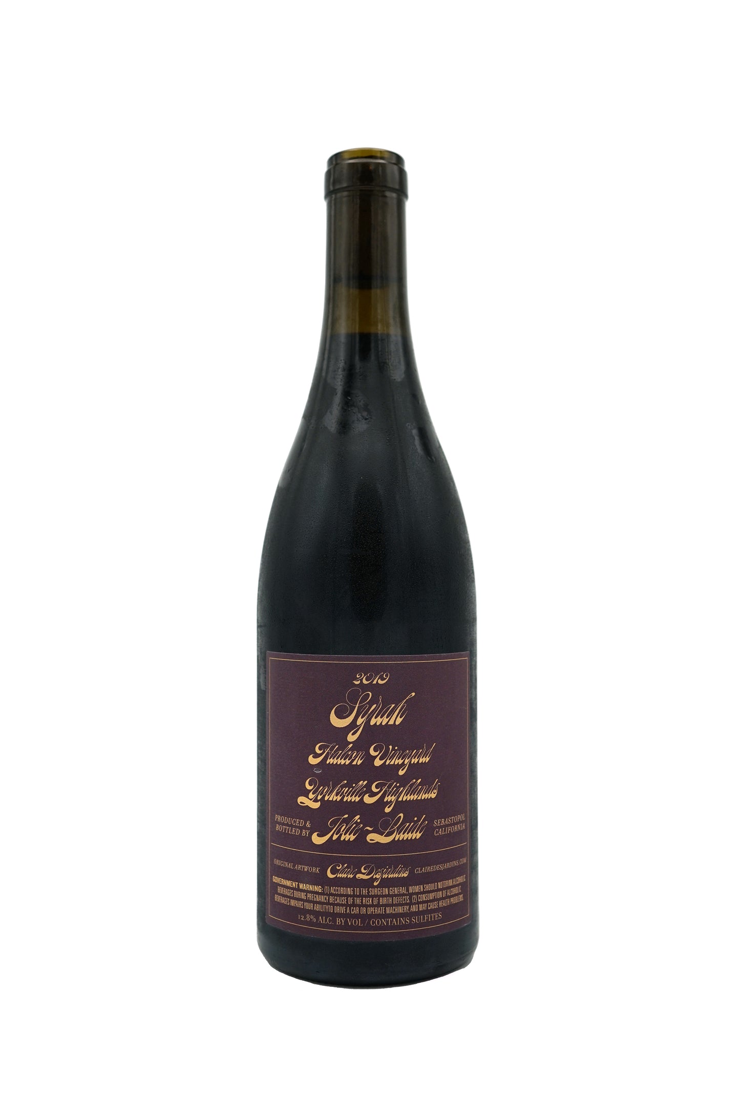 Jolie-Laide Syrah Halcon Vineyard 2019